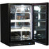 Schmick 105 Litre Black Single Glass Door Under Bench Bar Fridge - SK116-B