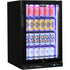 Schmick 105 Litre Black Single Glass Door Under Bench Bar Fridge - SK116-B