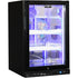 Schmick 105 Litre Black Single Glass Door Under Bench Bar Fridge - SK116-B