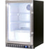 Schmick 105 Litre Single Heated Glass Door Stainless Steel Under Bench Bar Fridge - SK116-HD