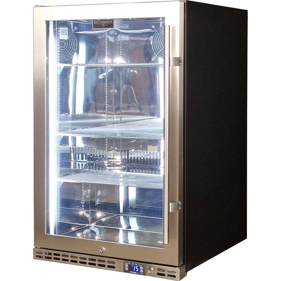 Schmick Stainless Steel Quiet Door Bar Fridge