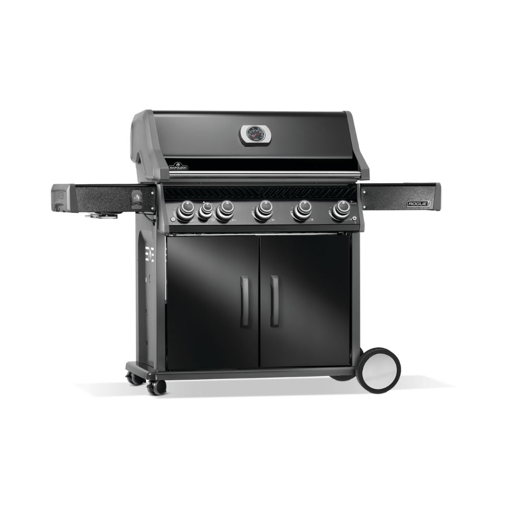 Napoleon Rogue Pro 625 Black 5 Burner BBQ with Infrared Sizzle Sideburner