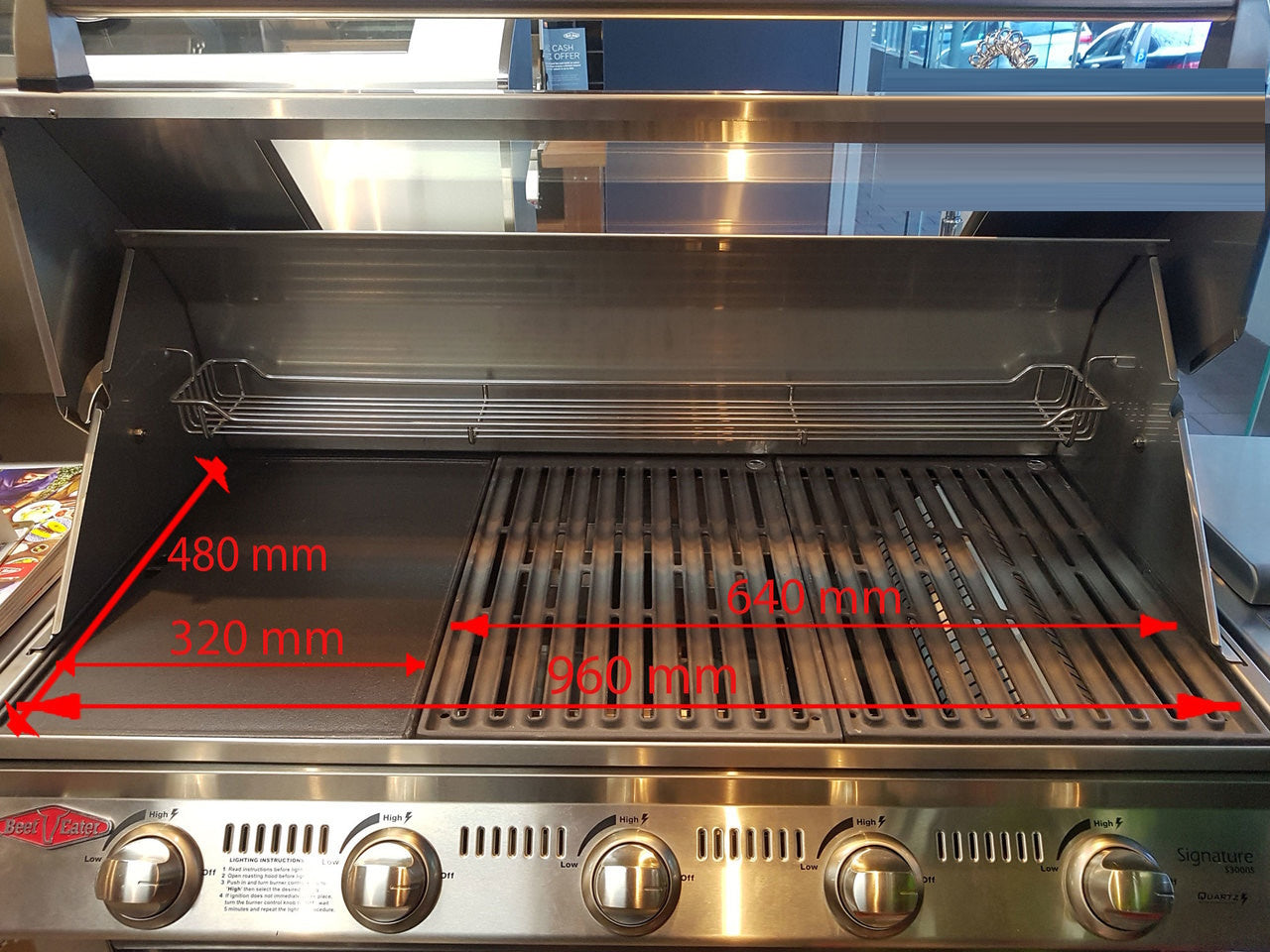 Beefeater Signature 3000s Flame Failure 5 Burner Built In BBQ