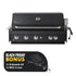 Sirius Black Built-In 5 Burner Gas BBQ - SIR-BG3101-BLK