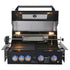 Smart Black 4 Burner Built-In BBQ