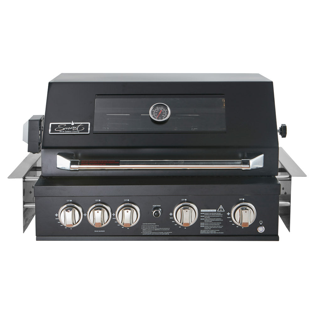 Smart Black 4 Burner Built-In BBQ - 401WB-BLK