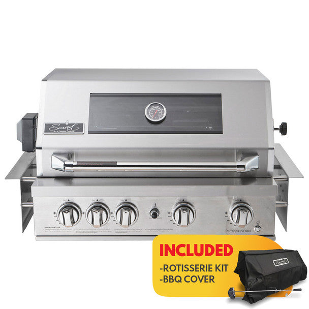 Smart Stainless Steel 4 Burner Built-In BBQ