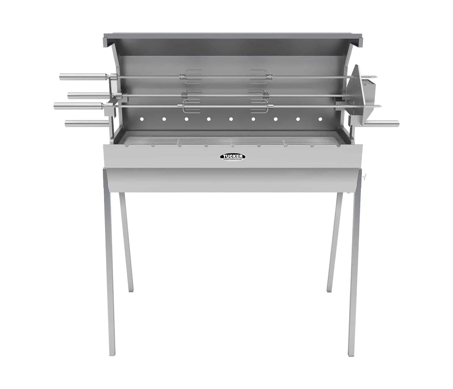 Tucker Semi Hooded 900mm Charcoal Spit