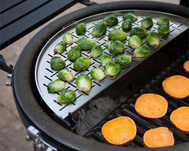Kamado Joe Half Moon Stainless Steel Cooking Grate (for Fish & Veggies)