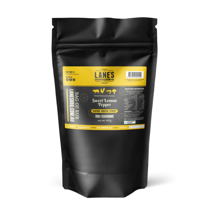 Lanes BBQ Sweet Lemon Pepper Rub