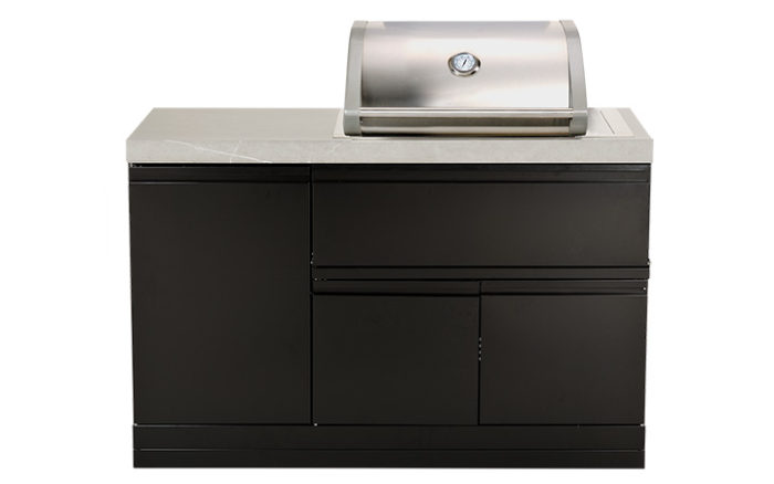 Crossray Mini Outdoor Kitchen with 2 Burner Gas BBQ - TC2K-MK2 