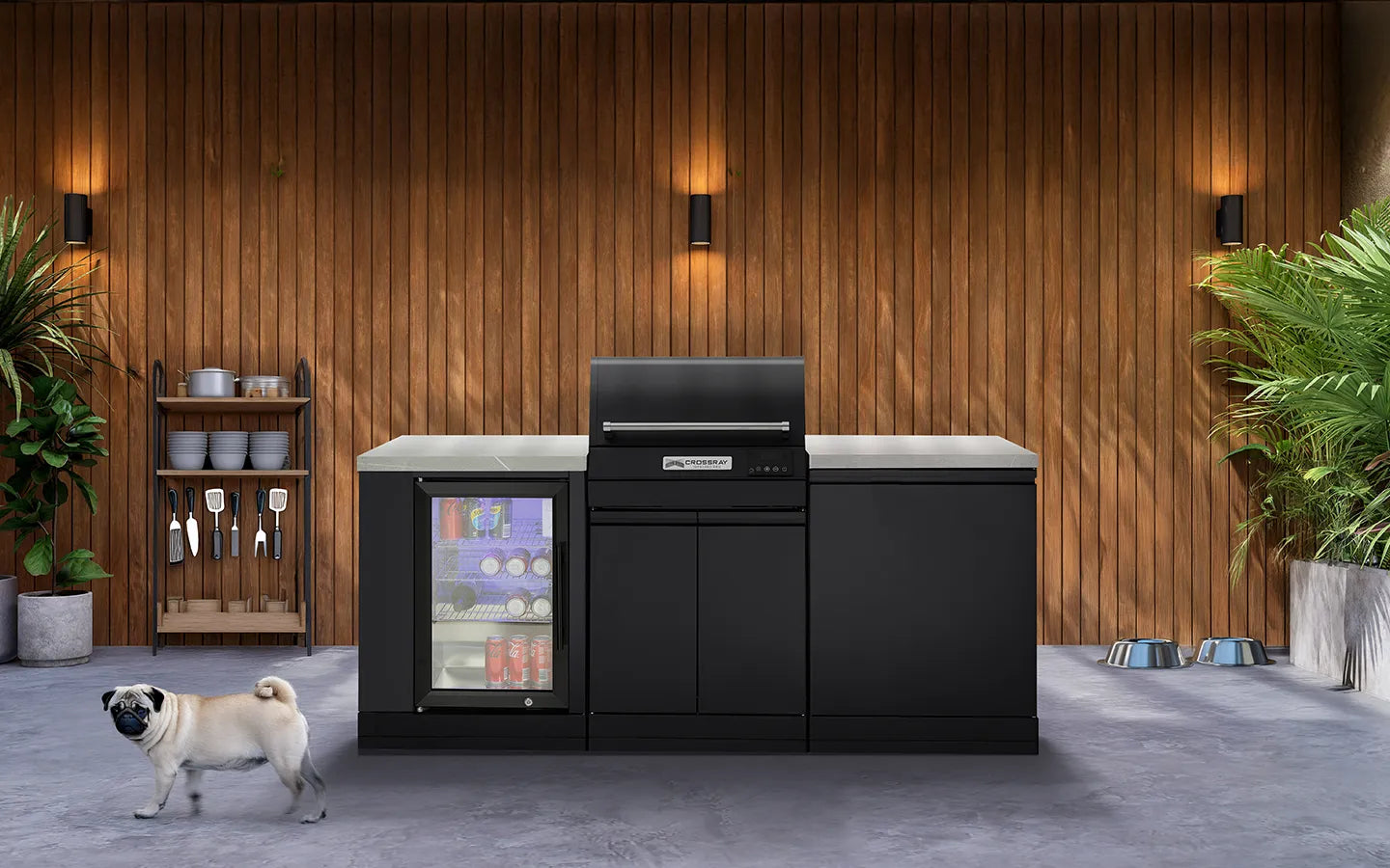 Crossray Compact eXtreme Electric Outdoor Kitchen