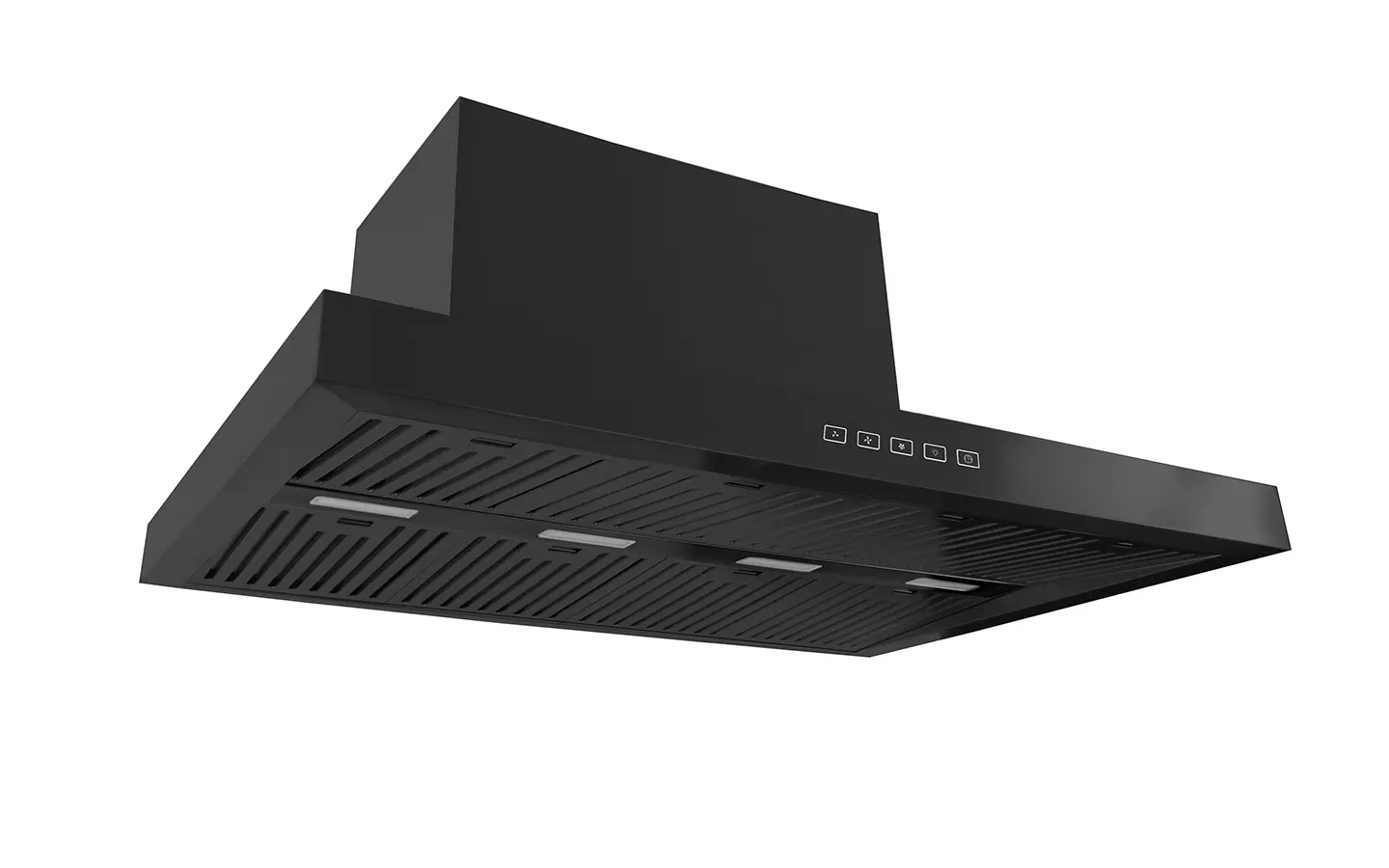 Crossray Black Outdoor BBQ Rangehood 120cm