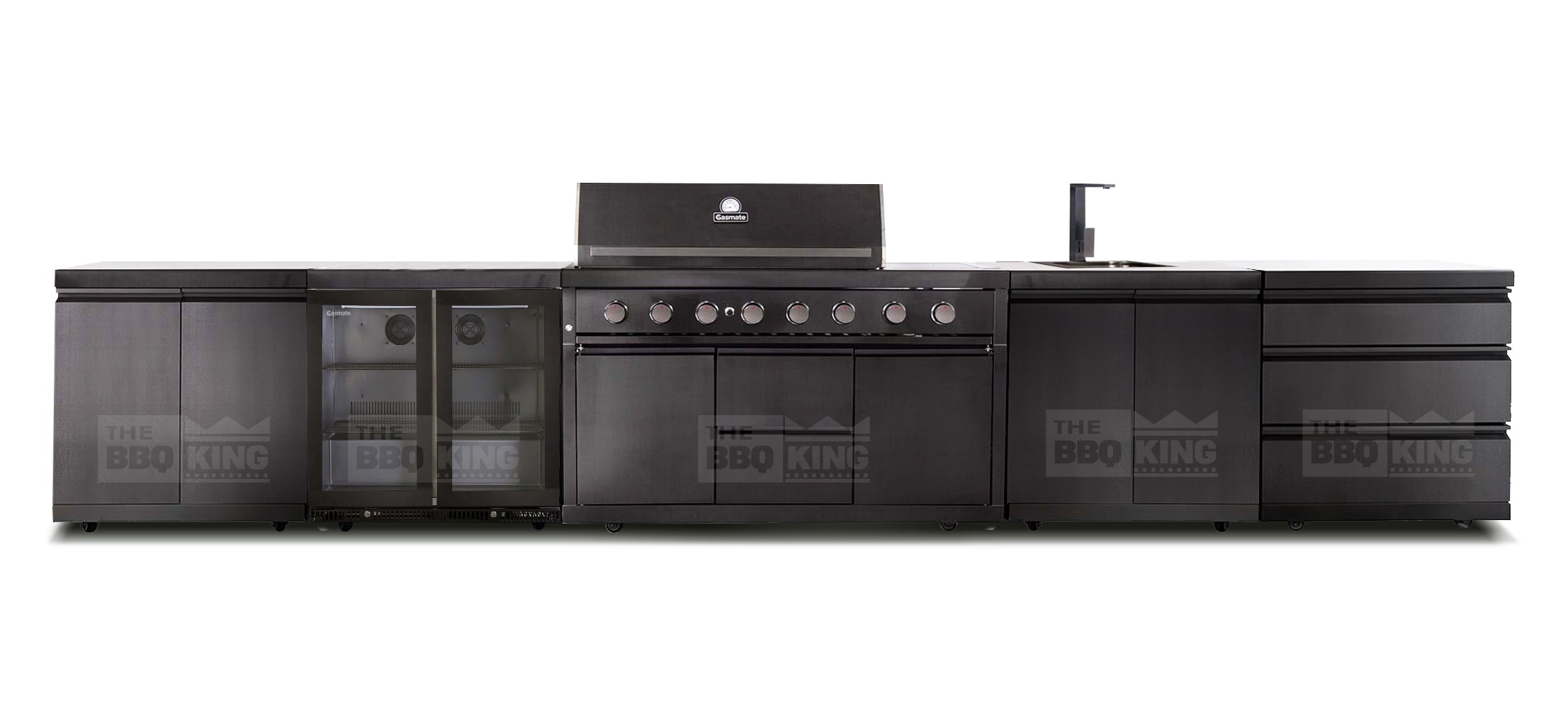 Gasmate Nova Graphite 6 Burner BBQ - BQ2090