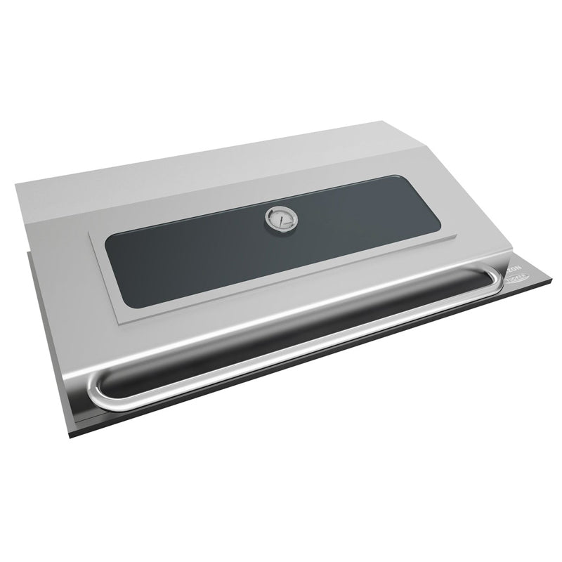 Tucker Horizon Marine Grade BBQ Built In with Slimline Hood closed