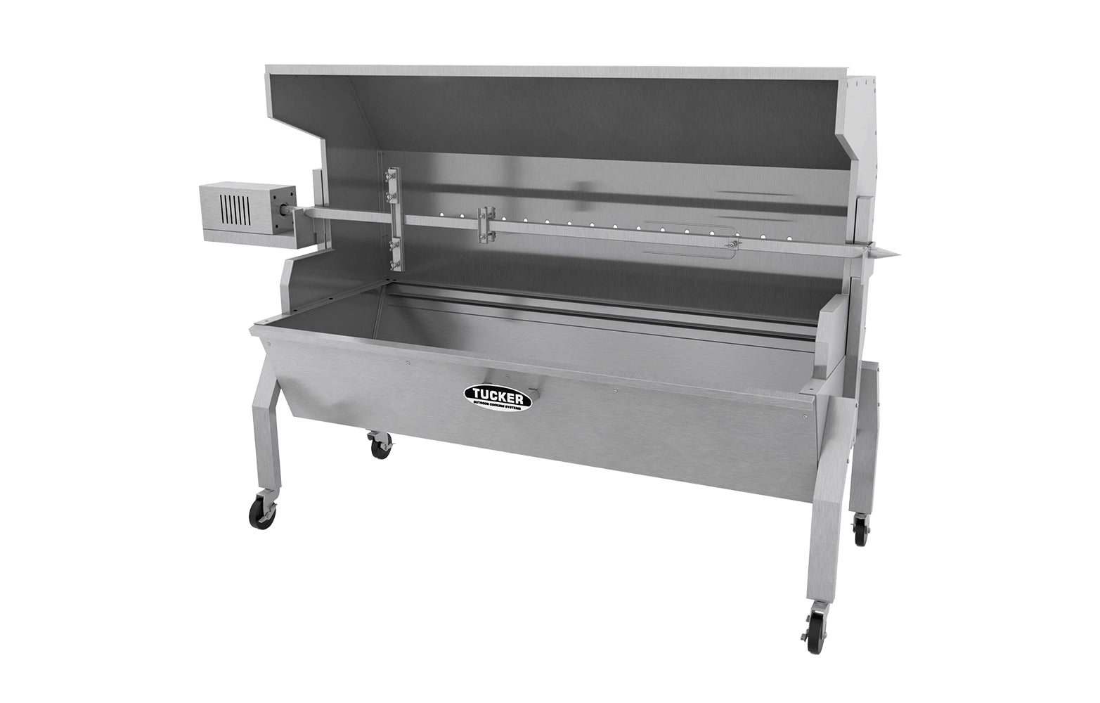 Tucker Semi Hood Charcoal Spit