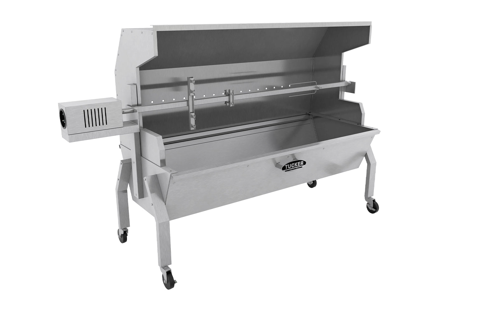 Tucker Semi Hood Charcoal Spit