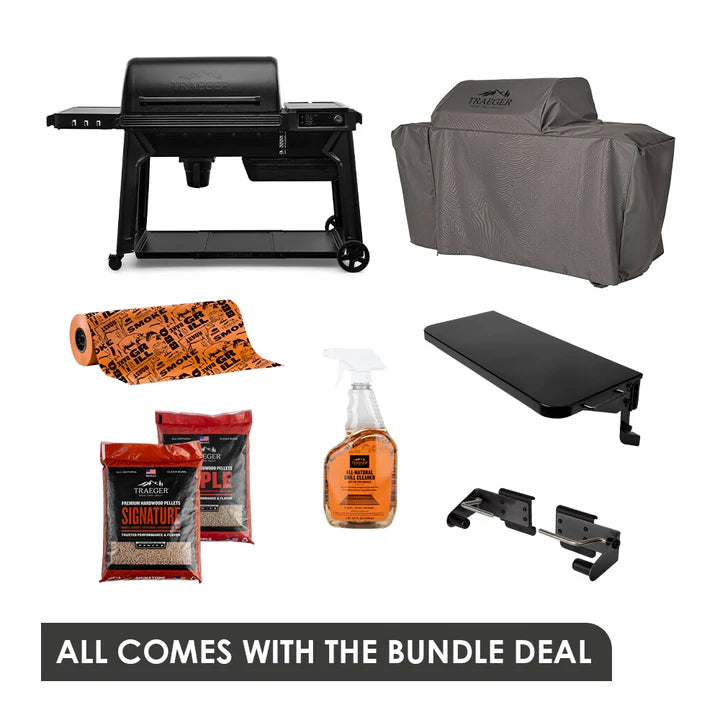 Traeger Woodridge Pro Pellet Grill & Smoker Starter Bundle