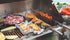 Tucker Charcoal Deluxe Pro BBQ on Cabinet with Hinged Lid