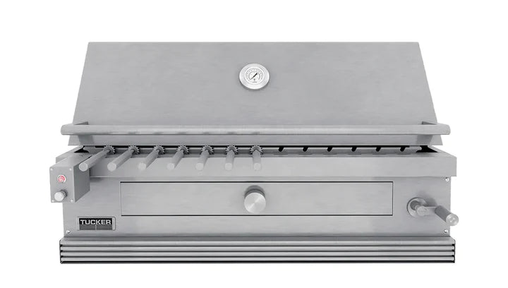 Tucker Charcoal Deluxe Pro XL Built-In BBQ with Roasting Hood