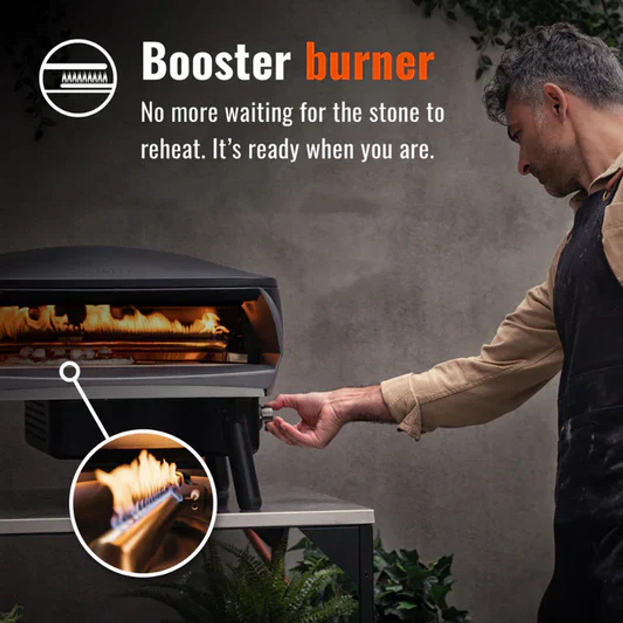 WITT Etna Rotante Stone 16 Inch Gas Pizza Oven Essentials Bundle