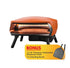 WITT Etna Rotante 16 Inch Gas Double Burner Pizza Oven with Rotating Stone - Orange