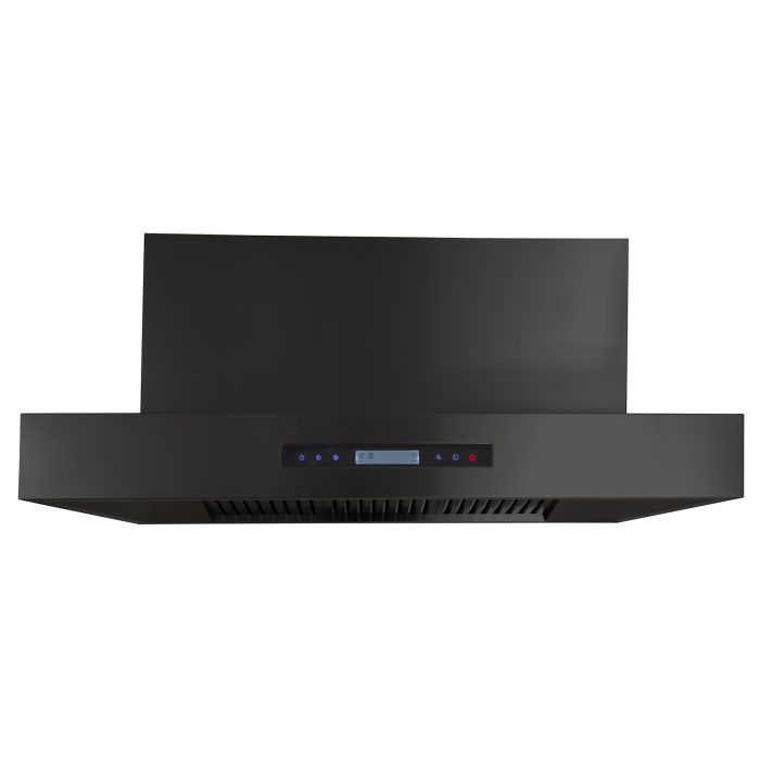 Excelsior Black 1200mm BBQ Wall Rangehood - CXWB12082BLK