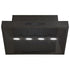 Excelsior 1200mm Wall Mounted BBQ Rangehood - 304 Stainless Steel with Black Finish