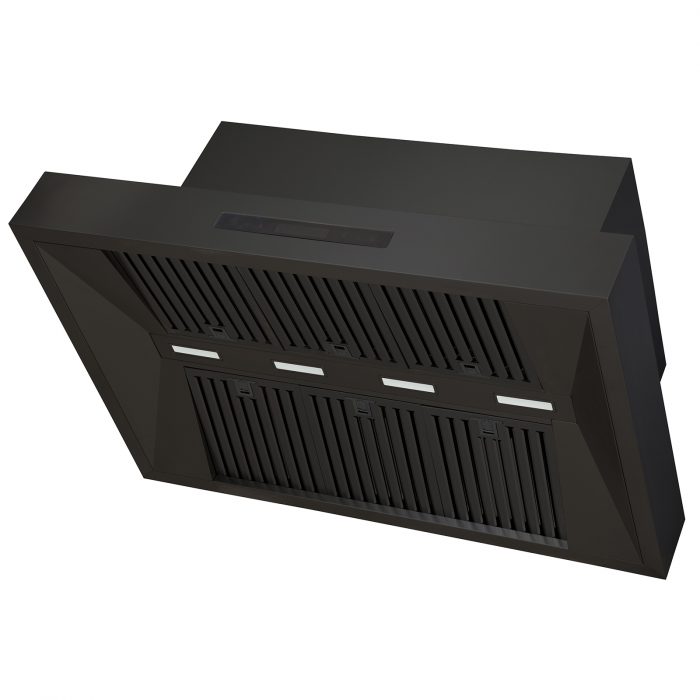 Excelsior 1200mm Wall Mounted BBQ Rangehood - 304 Stainless Steel with Black Finish