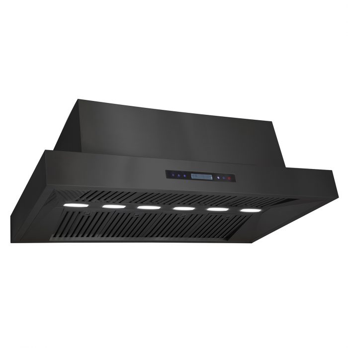 Excelsior Black 1480mm BBQ Wall Rangehood - CXWB14802BLK 