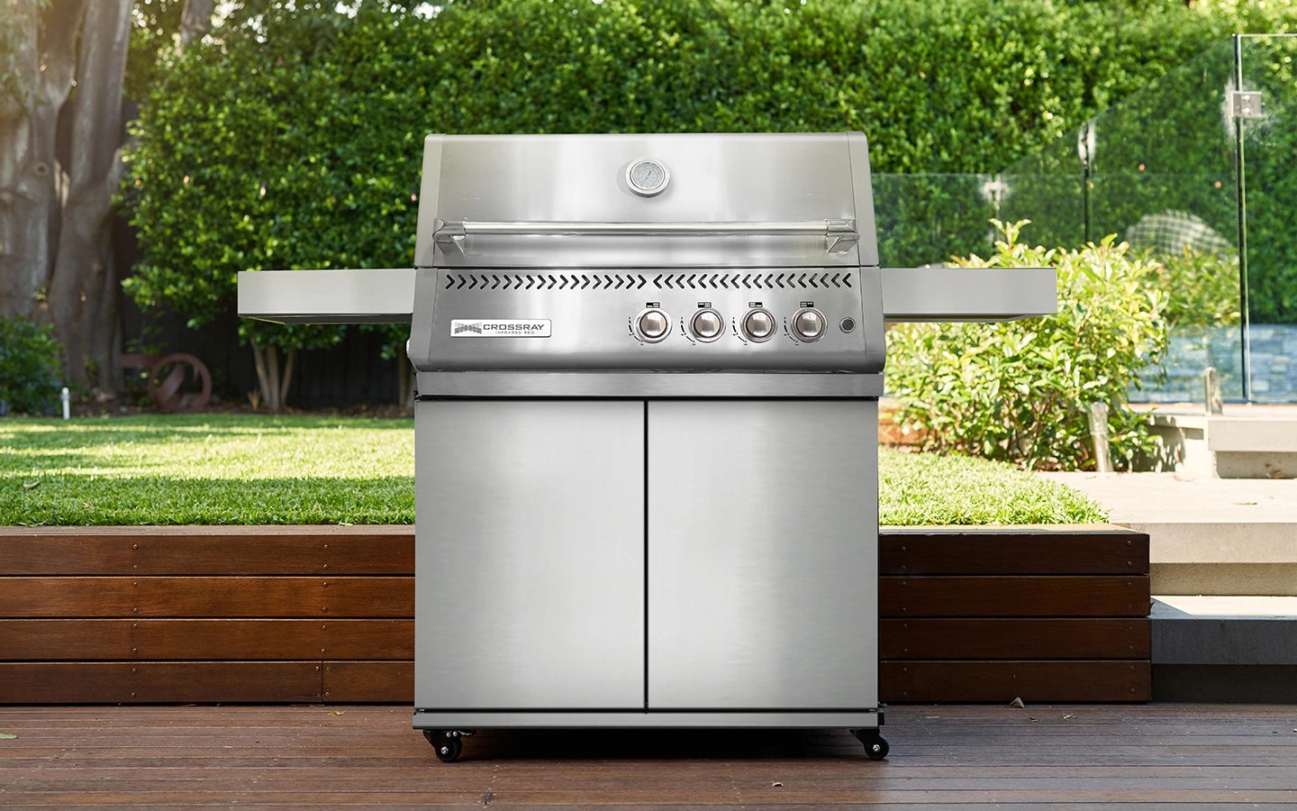 Crossray XPlor Gas BBQ with Trolley