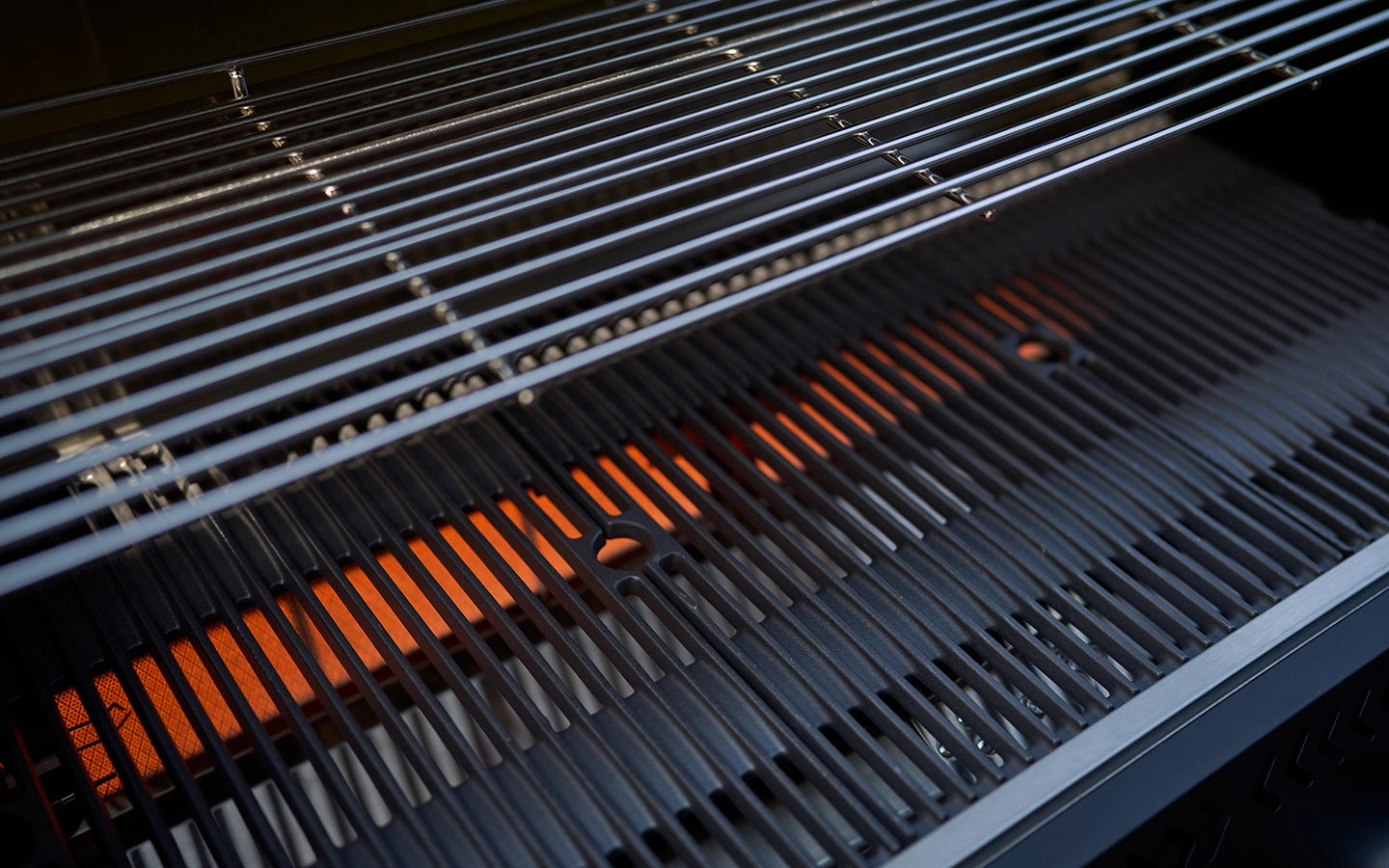 Crossray Premium Xplor Grey Outdoor Kitchen with Black 4 Burner BBQ