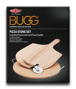 Beefeater Bugg Pizza Stone and Spatula Set