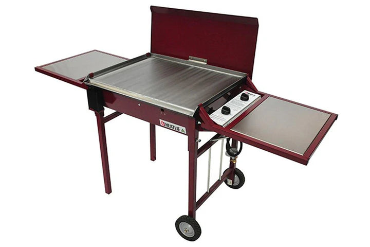 Heatlie 700 Claret Powder Coated Mobile BBQ