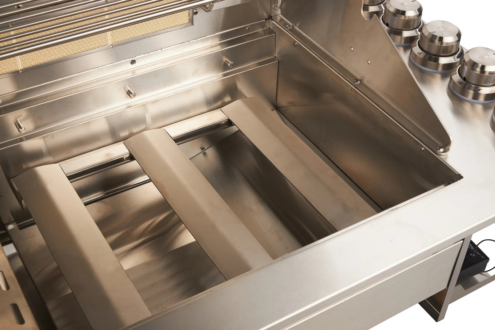 Bossworx Stainless Steel 4 Burner Drop In BBQ with Rear Burner