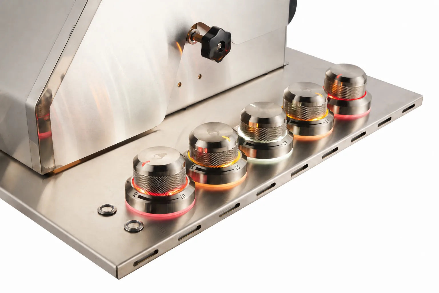 Bossworx Stainless Steel 4 Burner Drop In BBQ with Rear Burner