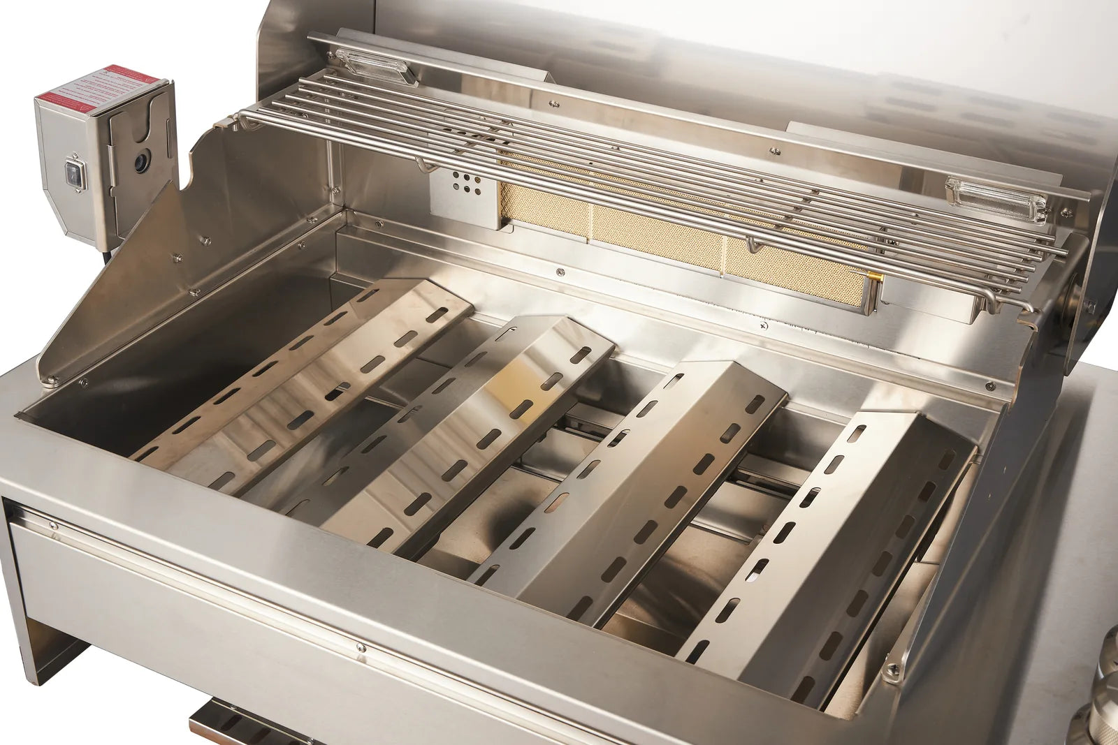 Bossworx Stainless Steel 4 Burner Drop In BBQ with Rear Burner