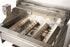 Bossworx Stainless Steel 4 Burner Drop In BBQ with Rear Burner