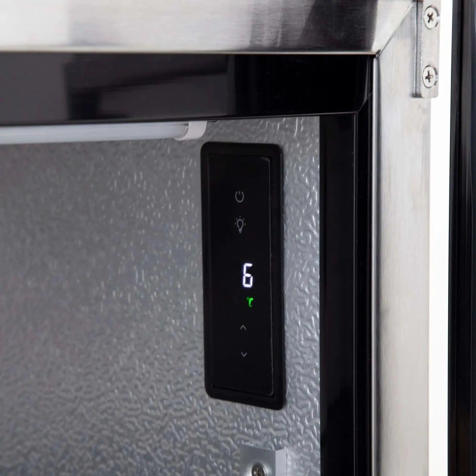 Gasmate Premium Double Glass Door Bar Fridge Aluminium Interior - 187L - The BBQ King