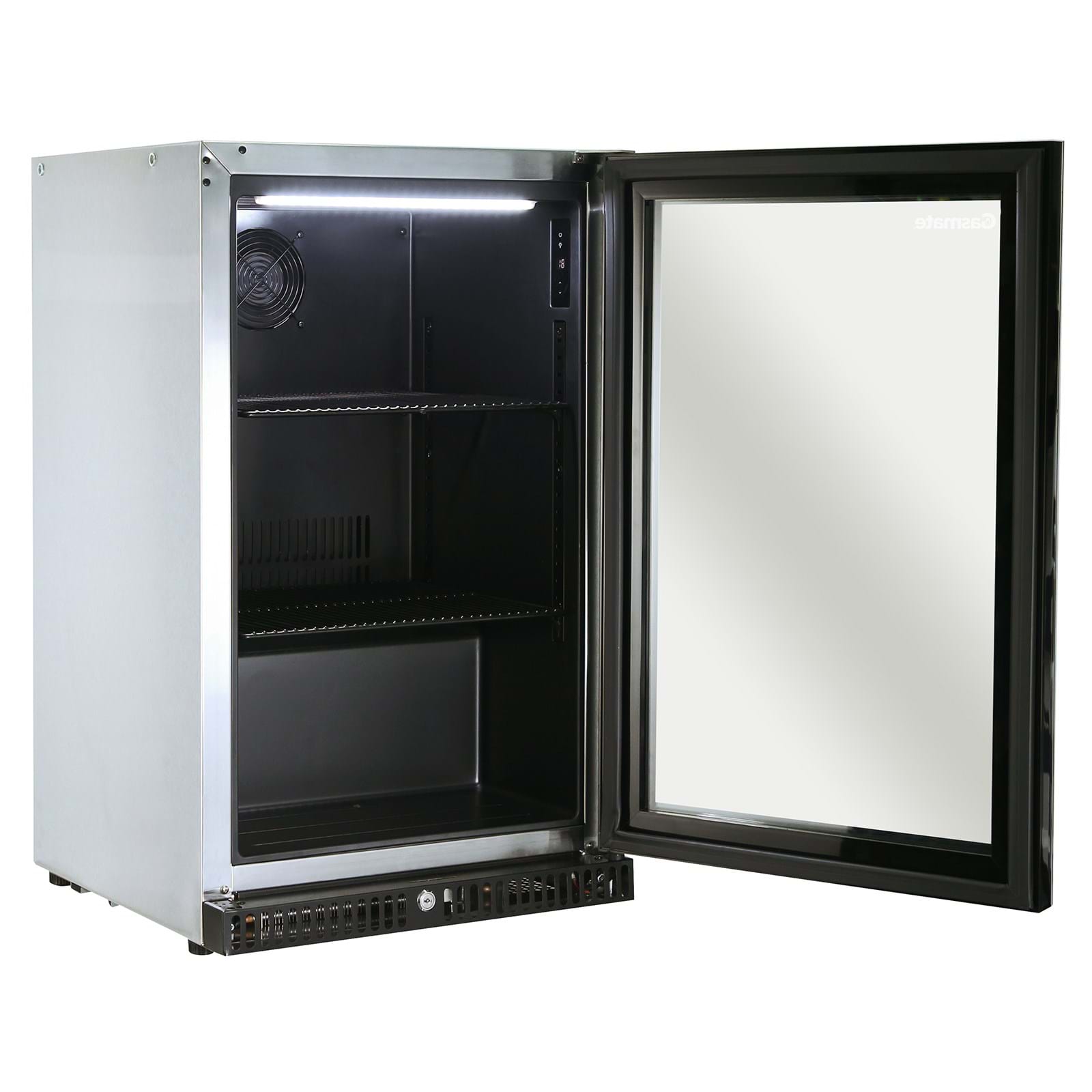 Gasmate Nova Graphite Outdoor Kitchen with Drawers, Sink, BBQ, Single Door Fridge + Top and Storage