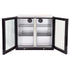 Gasmate Premium Double Glass Door Bar Fridge Aluminium Interior - 187L - The BBQ King