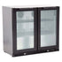 Gasmate Premium Double Glass Door Bar Fridge Aluminium Interior - 187L - The BBQ King