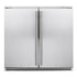Bossworx 190L Solid Stainless Steel Double Door Alfresco Fridge