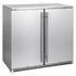 Bossworx 190L Solid Stainless Steel Double Door Alfresco Fridge