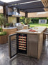 Bossworx 180L Beer and Wine Dual Zone Alfresco Refrigerator