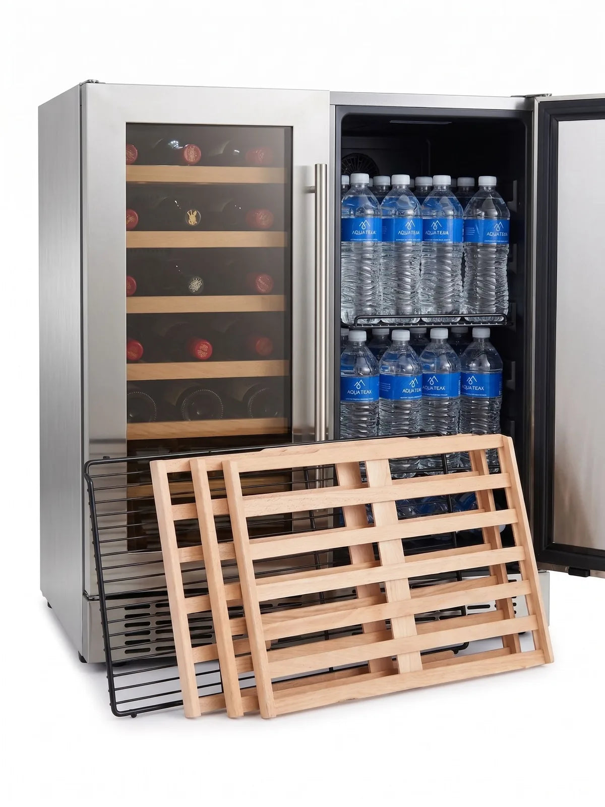 Bossworx 180L Beer and Wine Dual Zone Alfresco Refrigerator