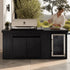 Bossworx Outdoor Kitchen with Stainless Steel 4 Burner BBQ & Fridge