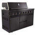Gasmate Nova Graphite Outdoor Kitchen with Drawers, Sink, BBQ, Single Door Fridge + Top and Storage
