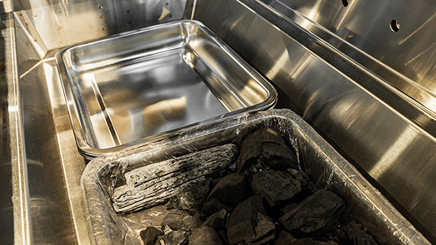 Tucker Semi Hooded 900mm Charcoal Spit