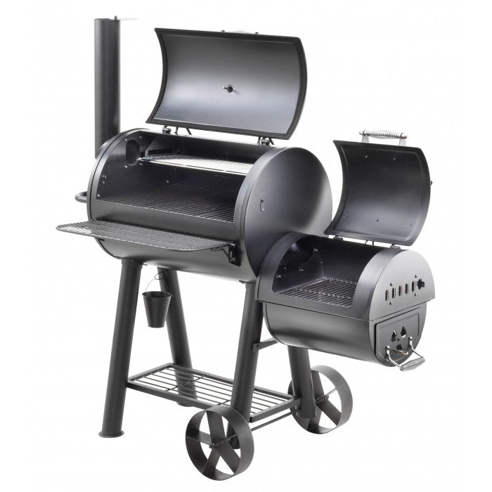 Hark Chubby Offset Smoker - HK0536 side view open